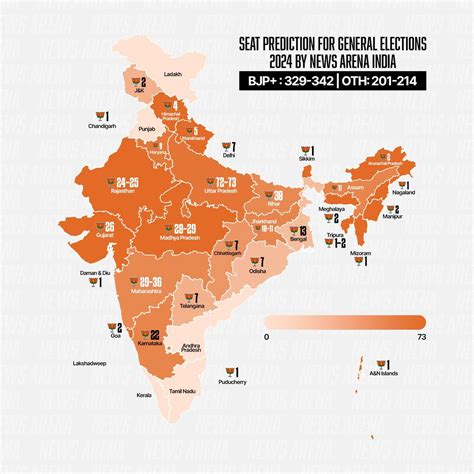 Mapping the results of the India election 2024 .